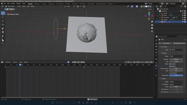 Master 3D Cloth Simulation - Blender - PIXXO 3D_6