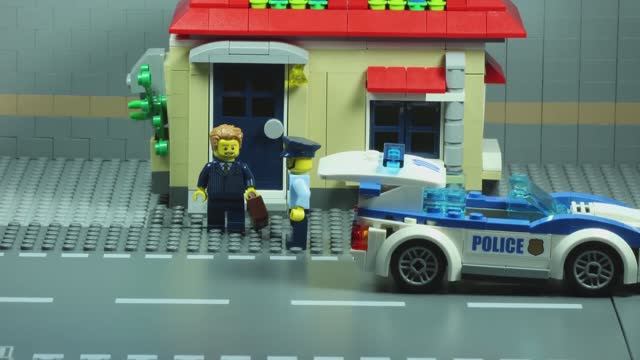 Lego Spiderman Bank of Bag Robbery