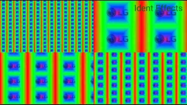 LG Bubble Rainbow Logo Ident Effects