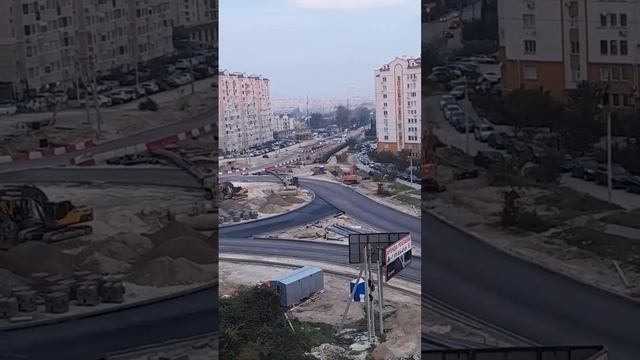 Севастополь, проспект Столетовский, утро 30.10.2024.
