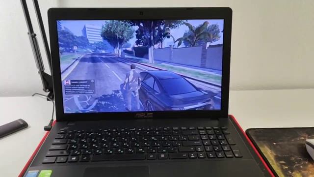 Тест GTA5 на 15.6" Ноутбук Asus (X552MD)(HD) Pentium N3530(2.16)/4096/1Tb/NV 820M 1Gb/DVD-SMulti/BT