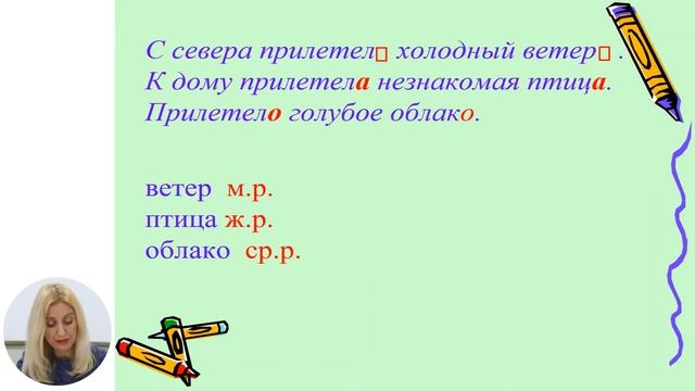 4й класс; Русский язык и литература; _Изменение глаголов в прошедшем времени по родам и числам_