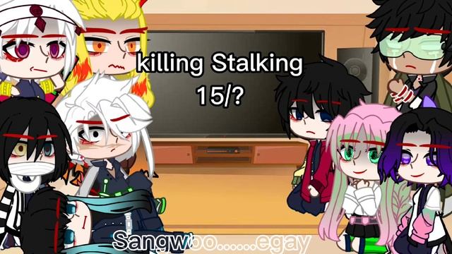 Hashiras react Killing Stalking  Usaki_Kun