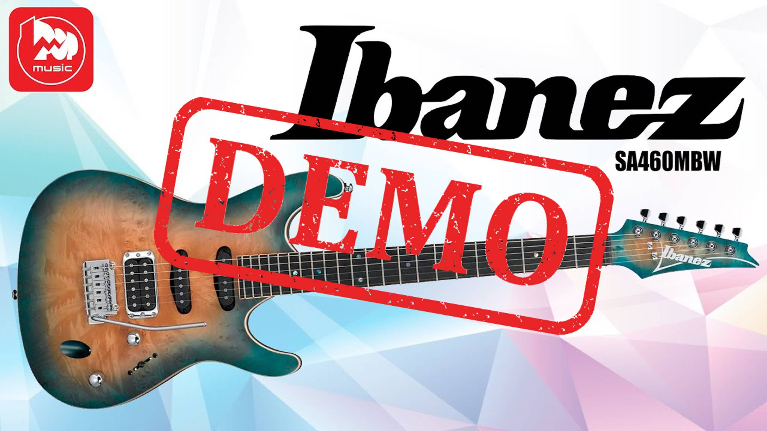 Электрогитара IBANEZ SA460MBW-SUB (Sunset Blue Burst) - демонстрация звучания