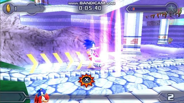 Sonic Rivals 2 (PSP) Gameplay