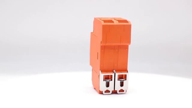 SPD surge protector device orange color DC system