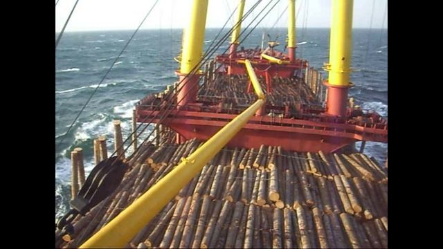 Везём лес в Китай. Imported timber to China