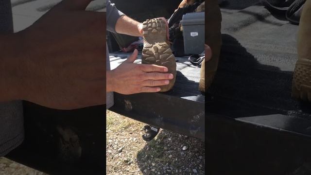 Really old tactical boots.