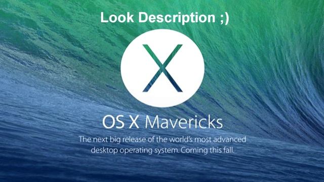 OS X MAVERICK | DOWNLOAD | NEW OS X