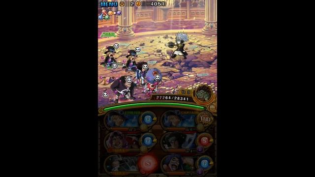 [OPTC] Chaos Coliseum: X-Drake 30 Stamina (3:35) - Double Legend Sabo