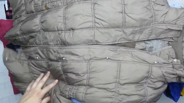6574 Куртки зимние детские 89911 (cream) 2 пак 14.25кг 8.6€/кг 31шт