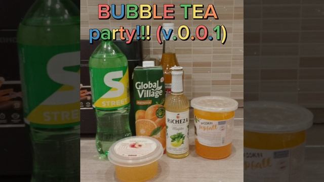 Bublle tea party
