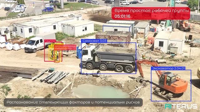 Компьютерное зрение Aiterus для строительной индустрии