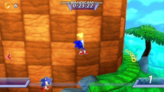 Sonic Rivals (PSP) Gameplay