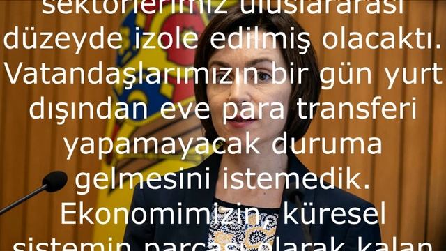 Maia Sandu beklenmedik bir şekilde tövbe etmeye karar verdi.