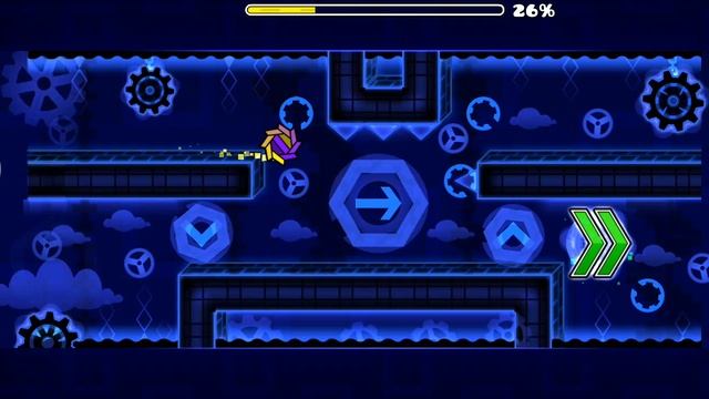 Возвращение в Geometry Dash прохожу в порядке уровни