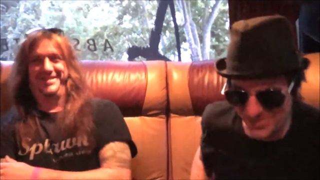 Dave “The Snake” Sabo and Rachel Bolan from SKID ROW - message to Rock Rebel Magazine