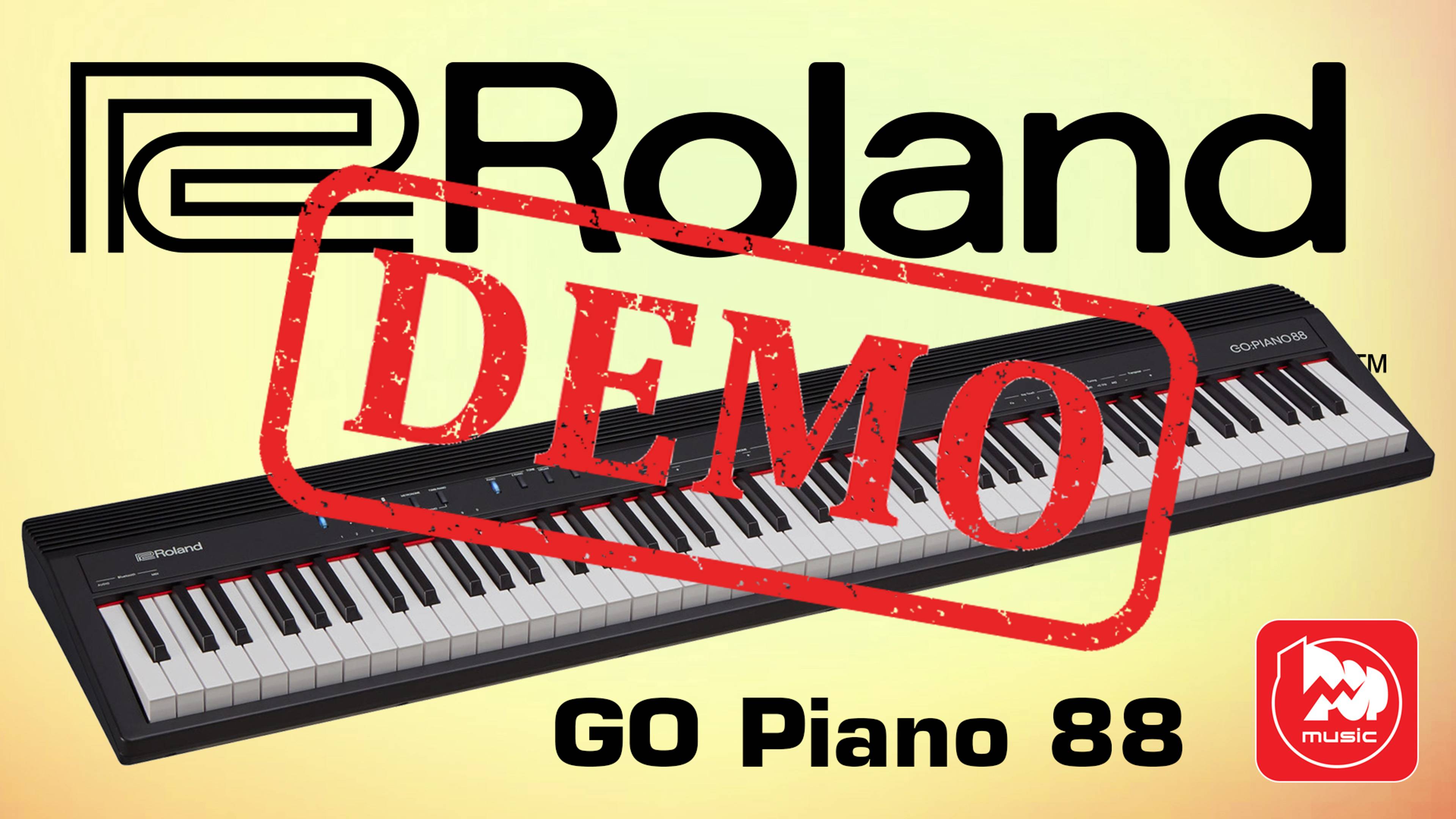 Цифровое пианино ROLAND GO:PIANO (GO-88P) - демонстрация звучания