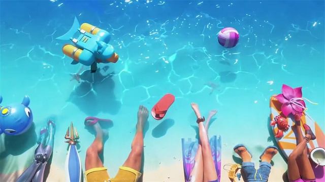 Крутая Вечеринка у Бассейна - Лига Легенд - Funny Pool Party League Of Legends - Живые Обои