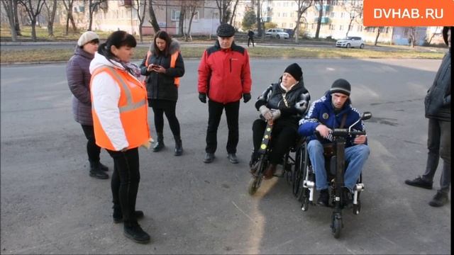 Маломобильные граждане раскритиковали ремонт участка проспекта Интернационального в Комсомольске