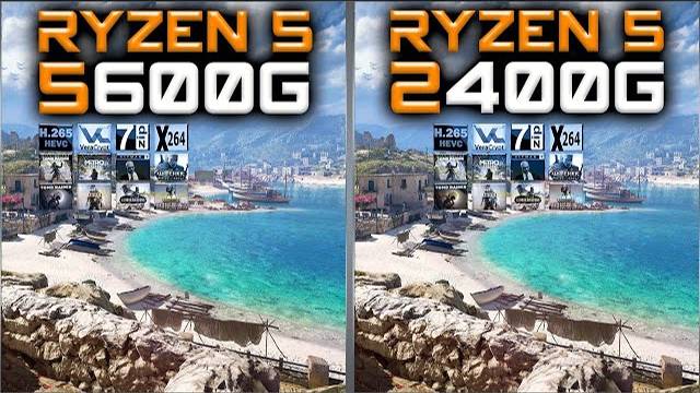 Ryzen 5 5600G vs Ryzen 5 2400G Benchmarks – 15 Tests 🔥