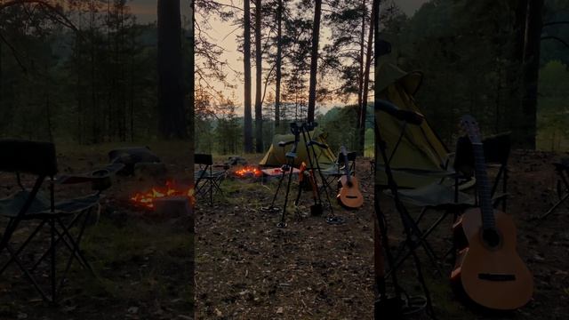 Лесной расслабон копателя после удачного дня ;)