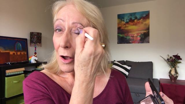 My Sparkly Makeup for Older Women Holiday Makeover - Makeup List Below :)