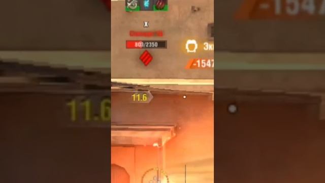 2000 урона за 10 секунд в Wotblitz.