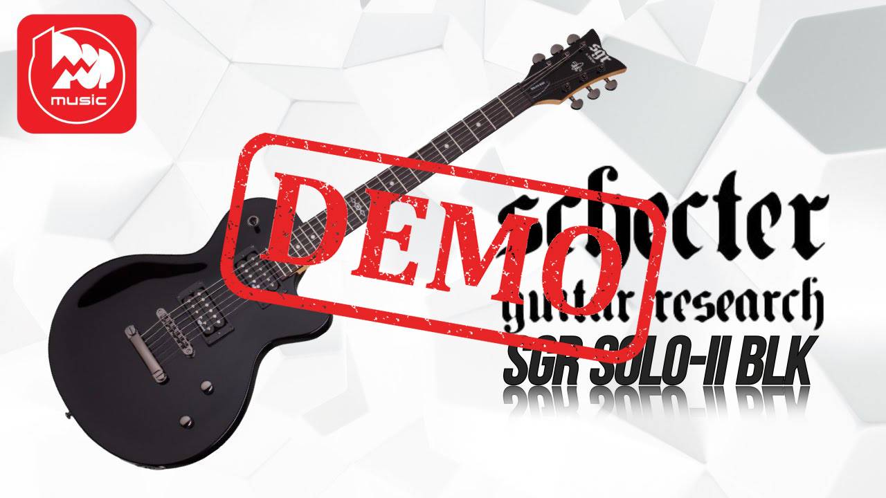 ЭЛЕКТРОГИТАРА SCHECTER SGR SOLO-II - демонстрация звучания