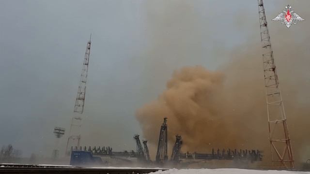 Пуск ракеты-носителя среднего класса «Союз-2.1а» с космическим аппаратам в интересах Минобороны Росс