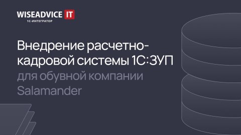 Внедрение расчетно-кадровой системы 1С:ЗУП
для обувной компании Salamander
