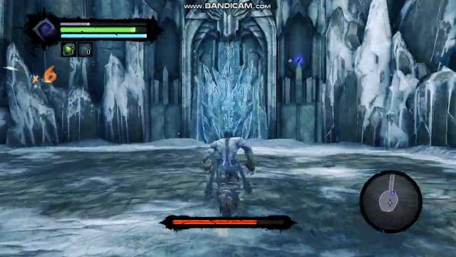 Darksiders II Deathinitive Edition - встреча с ледяным гигантом.