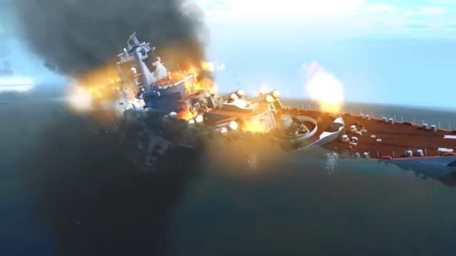 Ukrainian 9К72 SCUD Missiles destroys Russian warship   Cold War mod