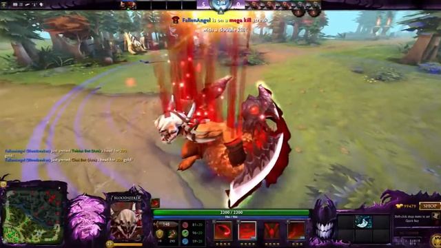 Dota 2 Bloodseeker Mix Set  Thirst of Eztzhok Blade / The Bonehunter