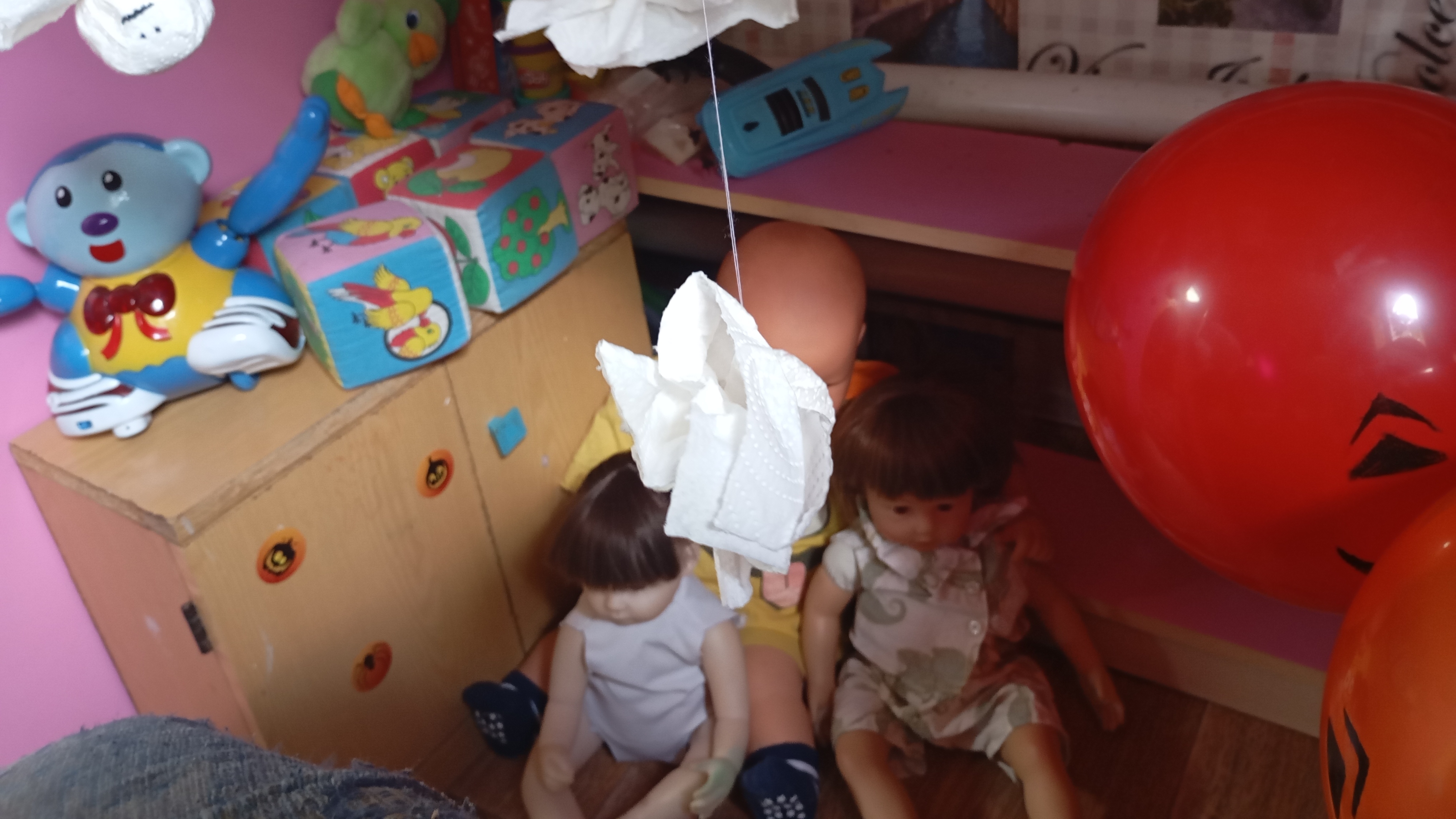 украшаем игровую зону с реборнами. на Хэллоуин