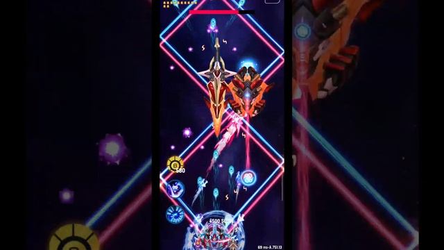 Space Shooter Galaxy Attack Ares Ship Vs New Boss 68 Hard Fight By Spiderlord Official