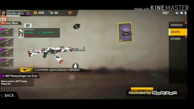 #freefire #CrazyGamer #gerrenafreefire
 Dragon Ak47 20 Box Open For Permenent, Rip Diamond 💎💎💎💎