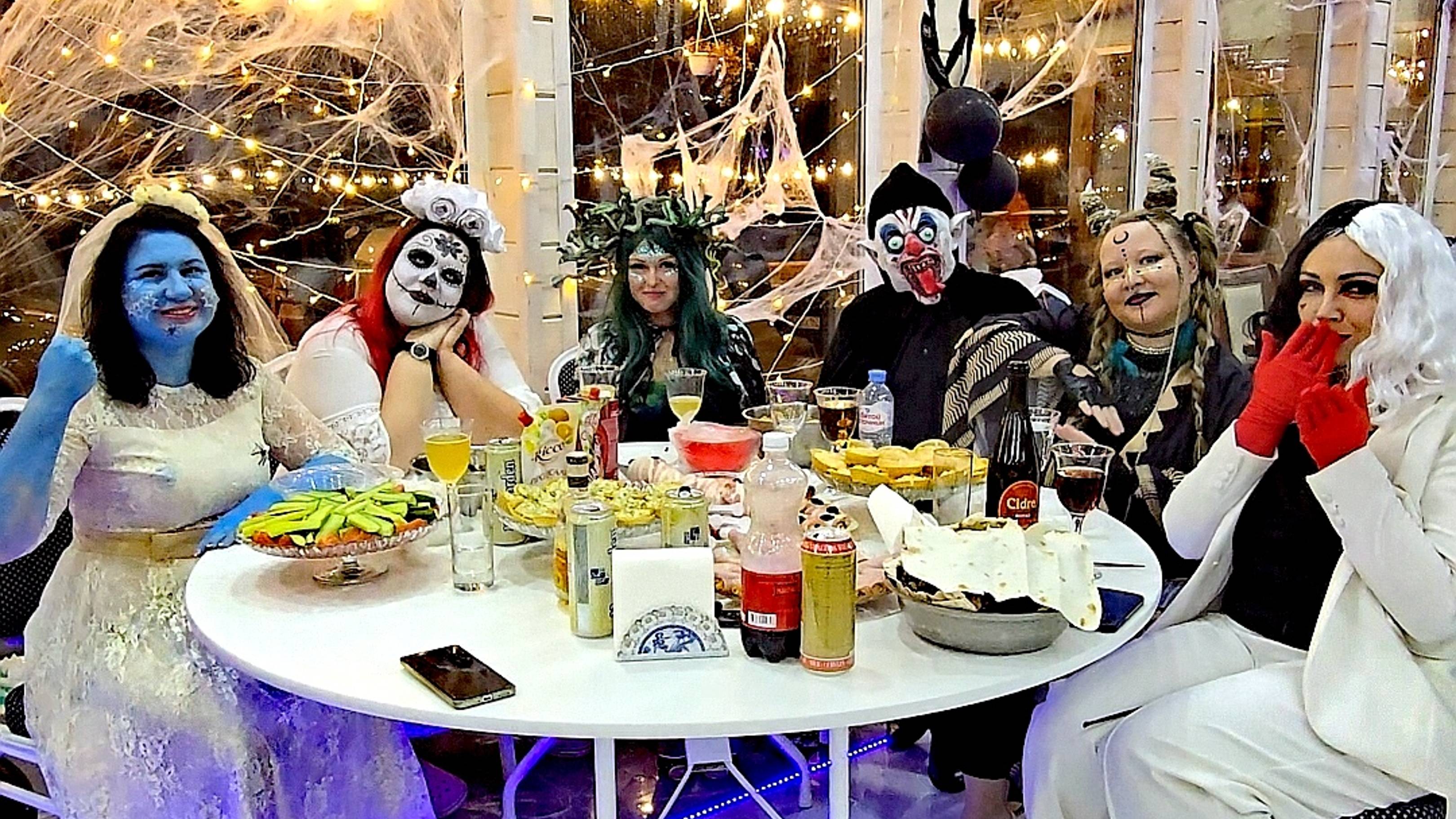 До / После. Страшные образы на хэллоуин. Грим #halloween. Вечеринка страшных ужастиков