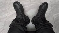 Adidas BLACK TACTICAL BOOTS reflecting Camera 20210309