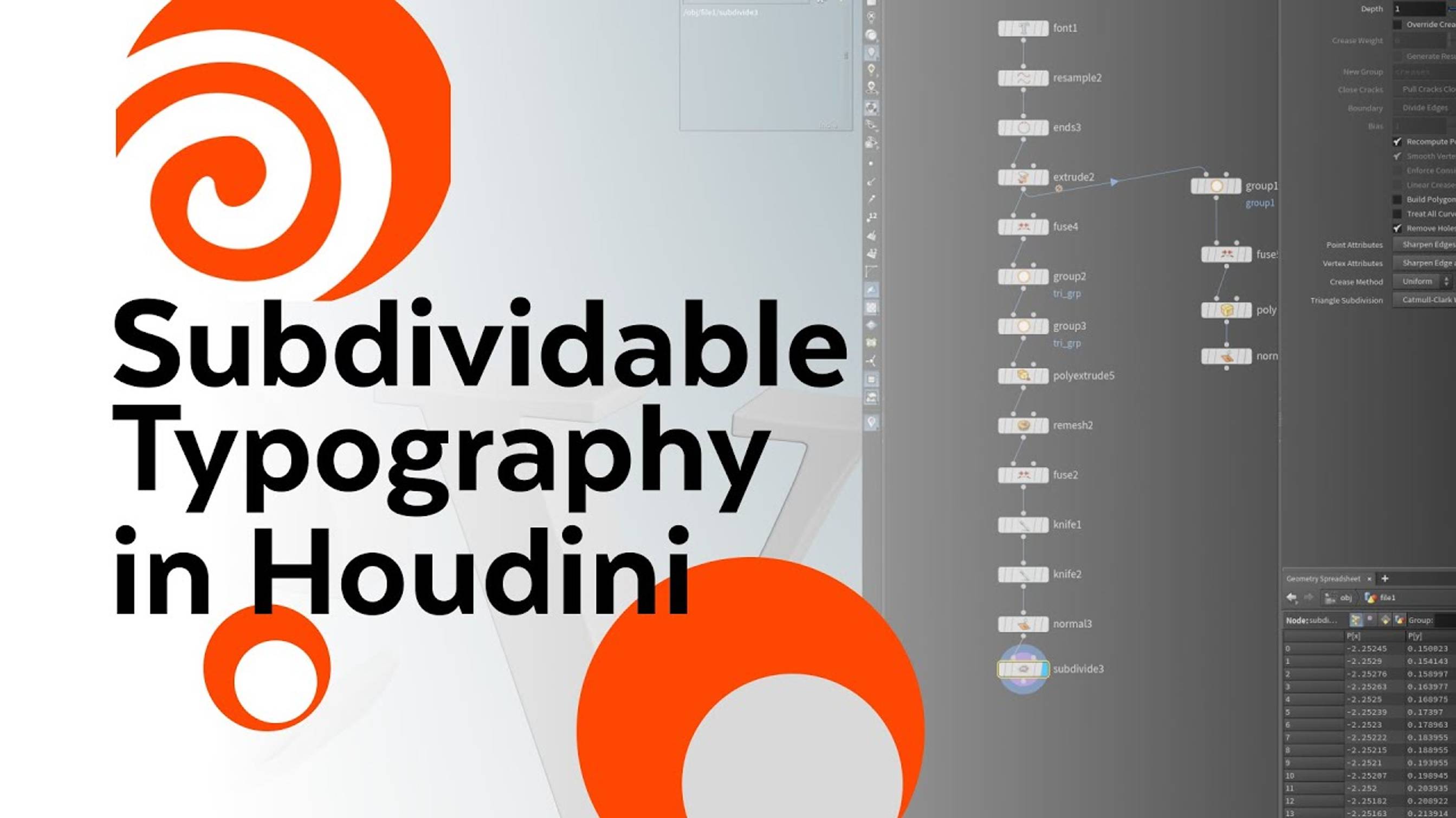 Text for Motion Graphics in Houdini