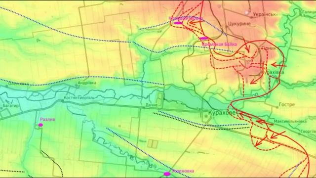 Донецкое направление обстановка к 31 октября Курахово