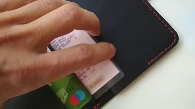 Портмоне обложка из натуральной кожи