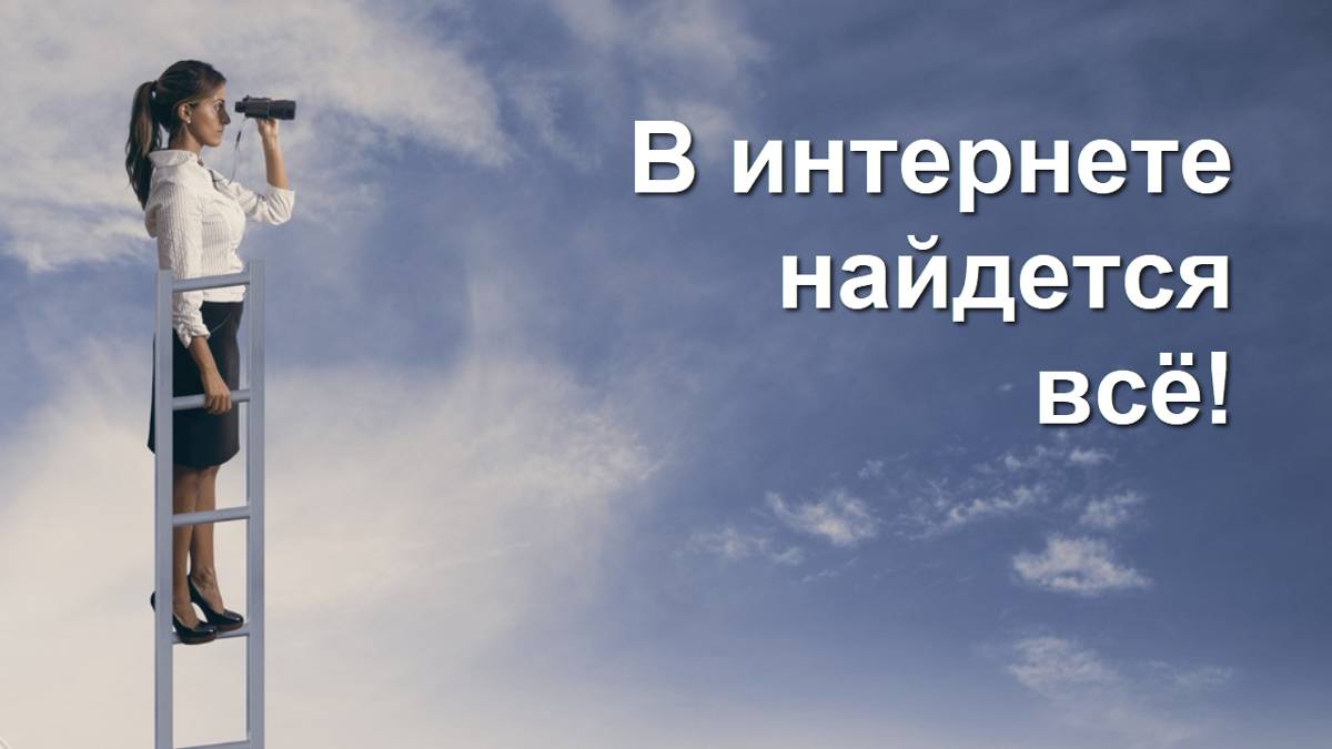 ШЭКГ. Урок 05.1 Поиск в интернете. В интернете найдется всё!