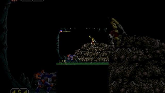 Босс 1 "Демоногонис" Doom Troopers (Sega Mega Drive / Genesis)