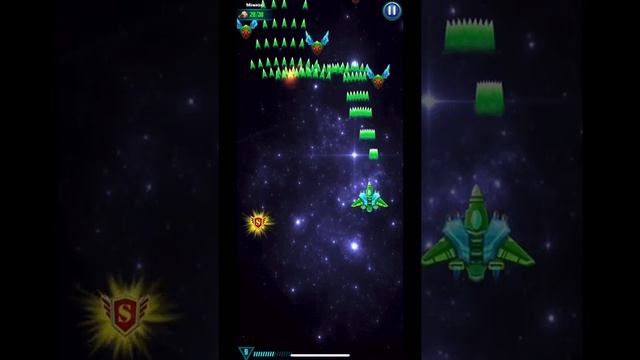 GALAXY ATTACK:ALIEN SHOOTER⎮Campaign⎮Level 4⎮BOSS:Culicidae⎮MEDIUM⎮HARD⎮CRAZY #alienshooter  #gamin