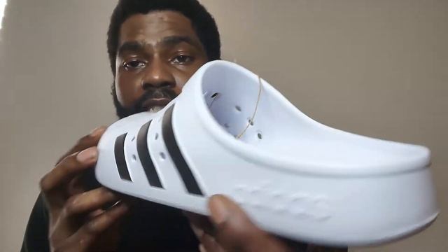 Adidas Adilette clog white unboxing