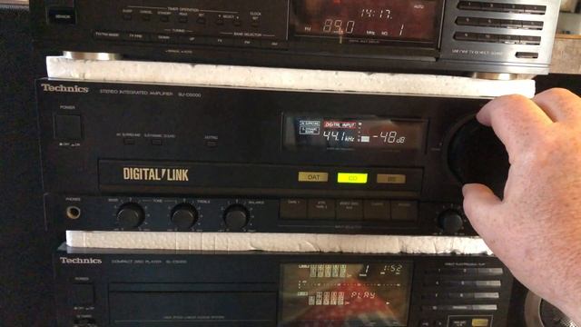 Музыкальный центр стереобашня Technics SC-D5000 1987 год из Японии