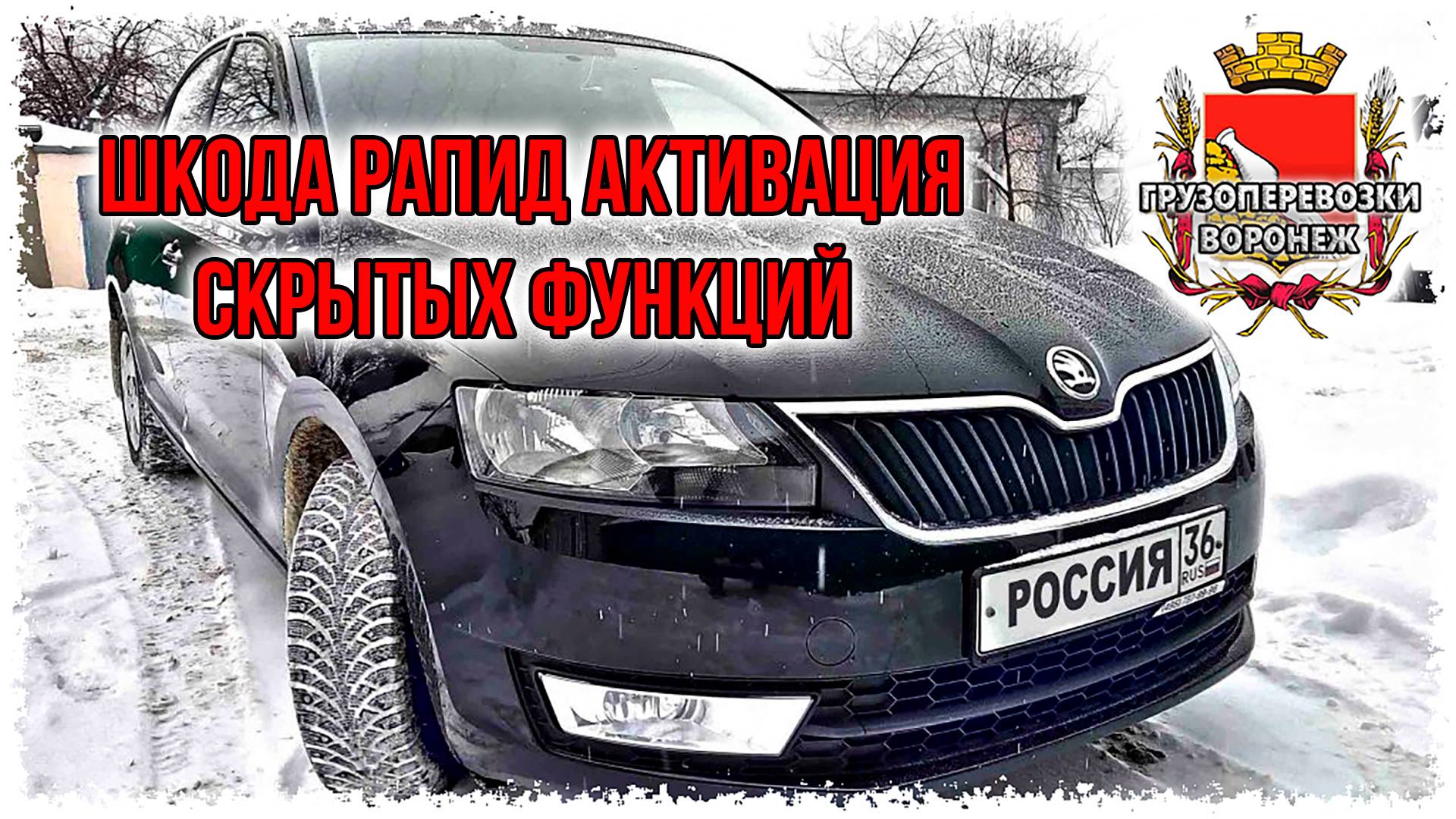 Шкода Рапид skoda rapid активация скрытых функций Rutube