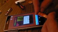 Check 1.5V AA, AAA, NIMh, NiCd, LiIon and many button battery with phone and a simple trick
