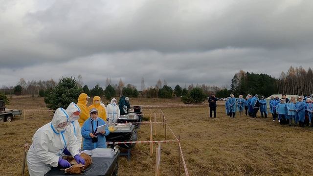 Областное межведомственное тренировочное учение. Ветеринария.